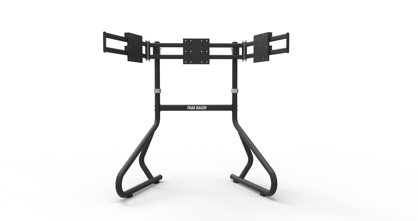 !Triple 3 Monitor Floor Mounting Gaming Event Stand Holds 2235"TV