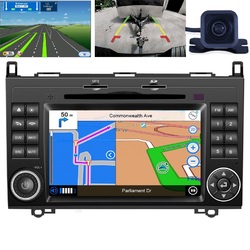 Platinum For Mercedes-Benz A B Class Sprinter Viano Vito For Volkswagen VW Crafter 05-13 GPS Bluetooth Car Player Navigation Radio Stereo DVD Inc CAM