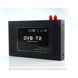 In HD Car DVB-T TV Dual Tuner Receiver Auto Freeview Digital TV Box Dolby Sound DVB-T02