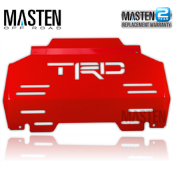 Premium Fit For Toyota Hilux TRD 2015 Onwards Red Engine Sump Guard Bash Skid Plate