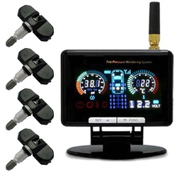 Tpms Tyre Pressure Monitoring System Car 4wd Caravan 4 Internal Sensors 12v 24v