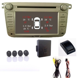 TPMS Tire Pressure Monitor System 4 External Cap Sensors DVD Video