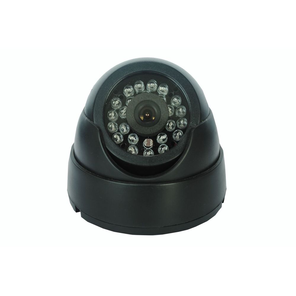 Van Dome Reversing CMOS Camera HD Rear View IR Caravan Full-Colour Black LED RC-DC01-B