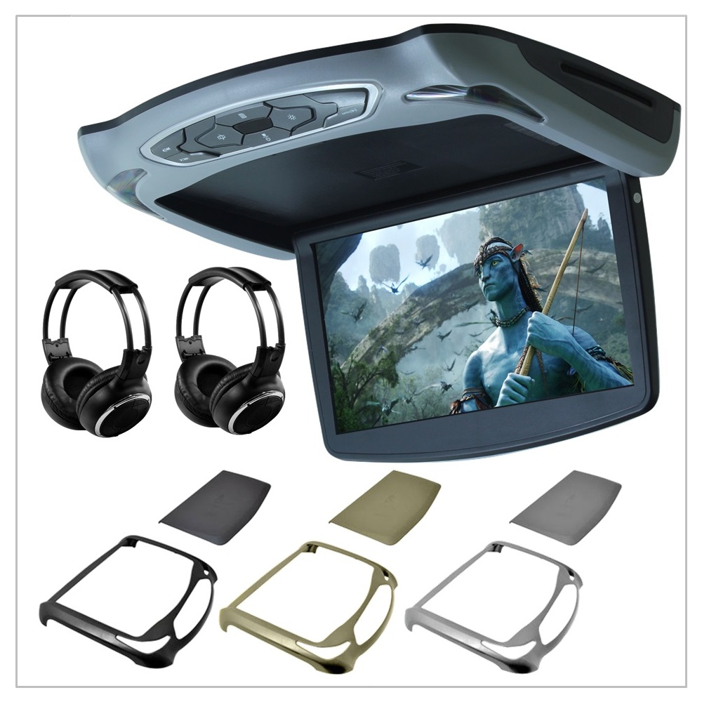 13.3" Slim Digital LCD Roof Mount Monitor with DVD RM-05