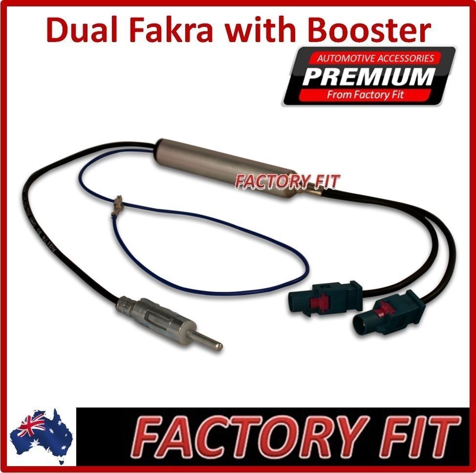 Adattatore Antenna Splitter Fakra A Doppio Fakra 30 Cm Per Auto - Compatibile Audi, VW, Seat, Skoda, Mercedes