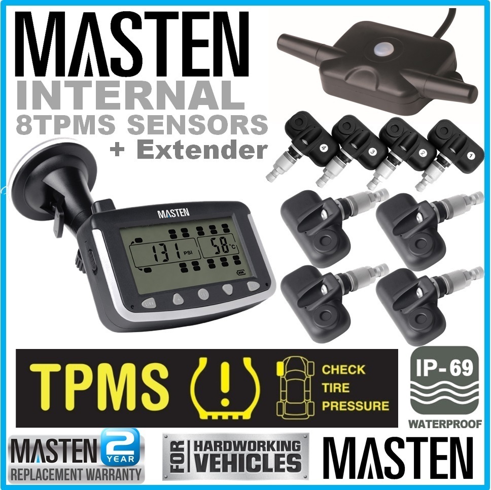 * TPMS Masten Sensor suits  TP-10 TP-09 Tyre Pressure Monitor Systems PSI Bar 