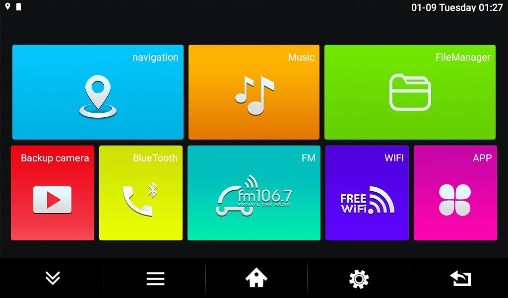 7 H7 GPS 4x4 Car Android Portable Navigation Bluetooth Navigator