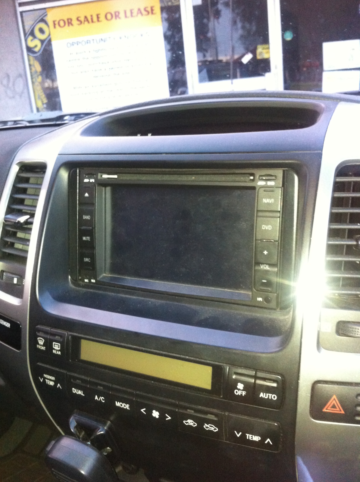 2din Radio Fascia Facia Stereo Surround Panel Dash For Toyota Prado