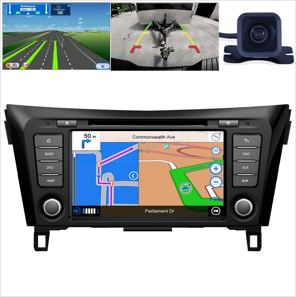 For Nissan XTrail T32 GPS Nav Bluetooth Car Player Navigation Radio
