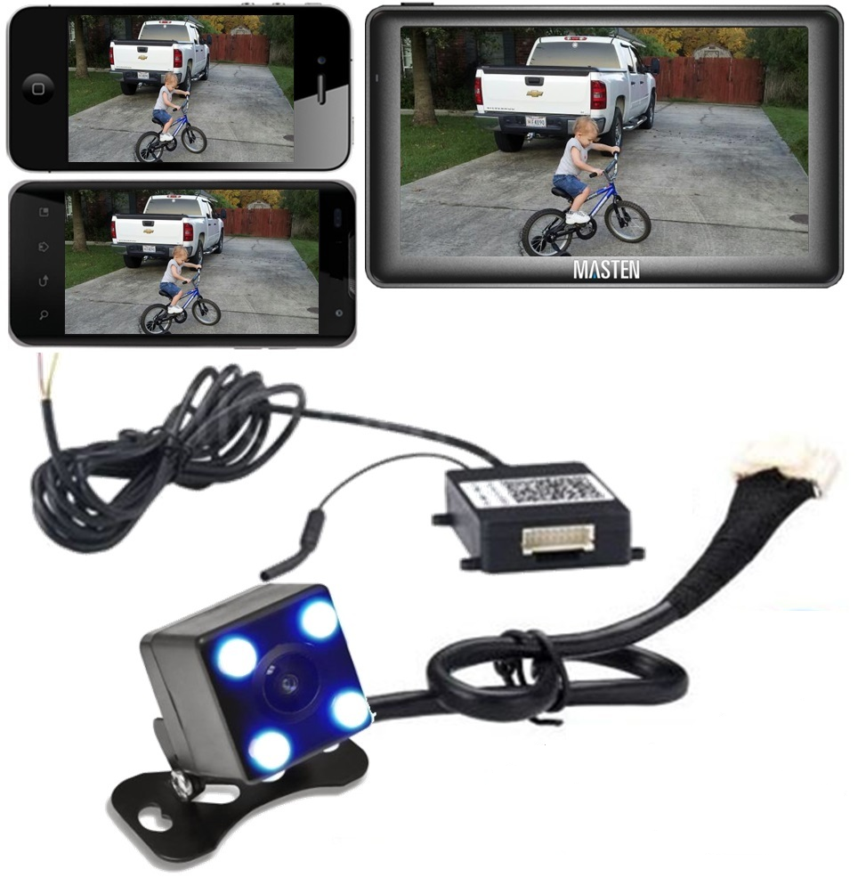 Rear View Universal CCD Reverse Camera HD Wifi Colour Vision Night