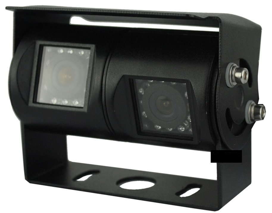 IPoster Dual Lens Rear View Backup Camera – CCD, 12/24V, Wired, Waterproof, For Motorhome/Truck