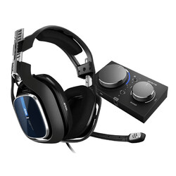 ASTRO A40 TR Gen 4 Wired Headset (Black/Blue) for PS4, PC & Mac