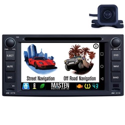 GPS Bluetooth Car Player Navigation Radio Stereo DVD Inc Cam For Toyota Land Cruiser Hilux DEMO