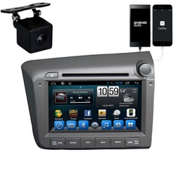 Quad Core Android Car DVD GPS head unit For Honda Civic 9th Gen 2012 to 2015 Inc Camera