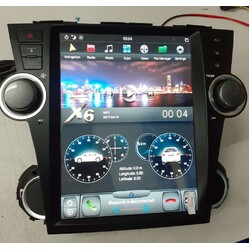 Demo - Tesla style GPS Bluetooth Car Player Navigation Radio Stereo DVD For Toyota Kluger Grande 2007-2014