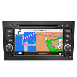 For Audi A4 02-07 B6 B7 GPS Bluetooth Car Player Navigation Radio Stereo DVD