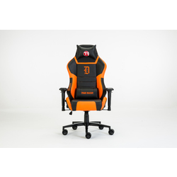 Trak Racer DIABLO Gaming Chair - Office Computer Racing PU Leather Executive Black Orange Race