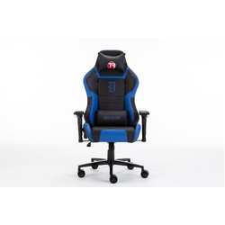 TRAK RACER DIABLO Gaming Chair | Office Computer Racing PU Leather 4 Way Adjustable Armrest & Soft Padding Ergonomic Black & Blue Race | DIAB-L