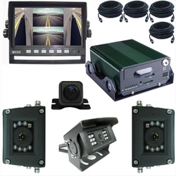 7 Inch Heavy Duty DVR 1TB HDD 4 Camera Kit 4 Channel Video & Audio Recording Motion | DVR-03-KIT-M