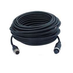 15m 4-Pin Shielded Camera Extension Cable (Single) Industrial Grade Plugs Aviation EC-151