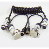1 Camera Woza Suzi Coil Spiral Hitch Cable Aviation 4 metre 5-Pin DIN Audio & Power