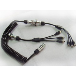 3 Camera Woza Suzi Coil Spiral Hitch Cable 4metre Industrial Grade Plugs Aviation