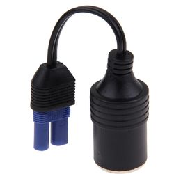 Male Plug Clip-On Cigarette Lighter Socket Adapter For 12V Car Emergency Jump Starter Data Cable for Air Compressor, Car Cleaner, Car Refrigerator