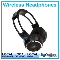  Infrared Wireless IR 2 Channel Headphone Car DVD Stereo Wireless Audio 12m