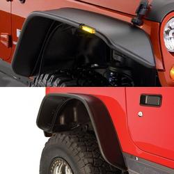 Fit For Jeep Wrangler JK Rubicon Widebody 2007-2018 Wheel Arch Black Fender Flare ABS Off Road x 4 Piece Kit