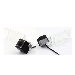 Reversing Rear View CCD Camera for AUDI A4L TT A5 Q5 TT Video Cable & Trigger Wire Night Vision 4 LED Lights Waterproof