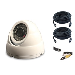 Caravan CMOS 420TVL Dome Camera Kit with 7.5/15m Cable RCA Adaptor CCD HD