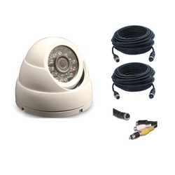 Caravan CCD 700TVL Camera Kit with 7.5m/15m Cable, & RCA Adaptor KIT-CAM2