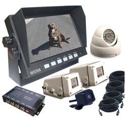  7" HD Monitor & CCD All-Round Blind Spot Reverse Camera/Truck/Bus Kit HD KIT-CAM5-M