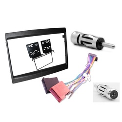 Kit For Holden Commodore VZ VY Fascia Kit Double Din Stereo Facia DVD GPS Black KIT-H02