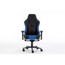 TRAK RACER KNIGHT Gaming Chair | Office Computer Seating Racing PU Leather Executive Massage Racer Recliner Black & Blue Race KNIGHT-L