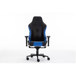 Trak Racer KNIGHT Gaming Chair | Office Computer Racing PU Leather Executive Black & Blue Race KNIGHT-L