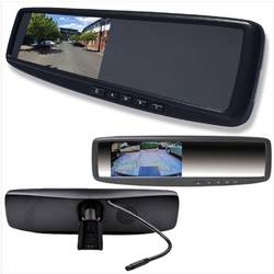 4.3 LCD Rear View Mirror Monitor with 2Inputs Vehicle Specific Mount Display MM-01S
