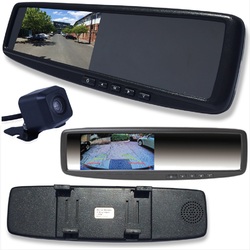 4.3 LCD Rearview Mirror Monitor & 2 Inputs Universal Clip OnStyle INC Camera Clip