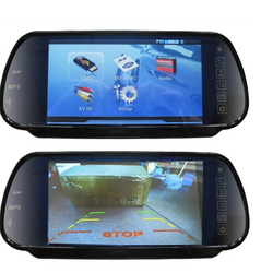 7" HD Digital Clip On LCD Rearview mirror monitor with 2 Inputs MM-03S