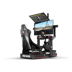 TRACK RACER Cockpit-Mounted Dual Monitor Stand - up to 80" Displays