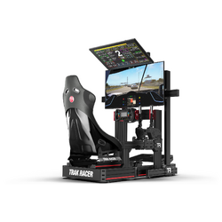 TRAK RACER Freestanding Dual Monitor Stand - up to 80" Displays