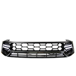 Front Grille Grill Black Upgrade Billet LED Light Included DRL Fit For Toyota Hilux 2015+ Onwards M70 M80 SR SR5