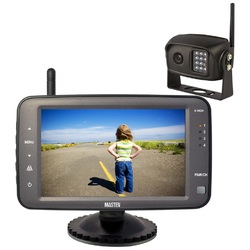 2.4GHz  HD Wireless 5" Monitor CCD Camera Reverse Rear View Car Truck Kit IR Horse Float RK-5DW-1S