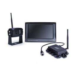 5" Heavy Duty Wireless Camera Kit Truck Caravan Bus Car LCD Monitor View RK-5RW