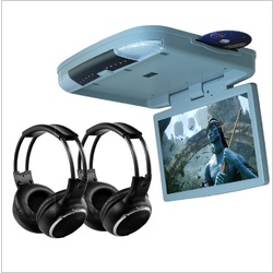 Masten 15.6" Slim Digital LCD Roof Mount Monitor with DVD - Grey | RM-06