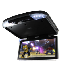 15.6" 1080p Full HD Car Monitor USB Card Player Roof Mount DVD Car Flip Down 