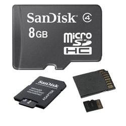 SanDisk Micro SD Card SCHC 8gb 8g Flash Memory Adapter Digital Camera HD