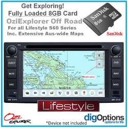 8GB Card Pre-loaded with Australia-wide Navigation Topographic Digital Map