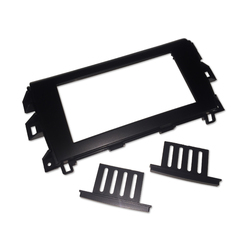 For NISSAN NAVARA D23 NP300 2015+ BLACK fascia panel GPS DOUBLE-DIN FACIA KIT dash SF-N03