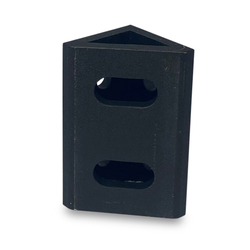 TR8020 Spare Corner Bracket - 80 x 40mm - Black - Set of 2